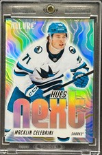 Macklin Celebrini RARE TEAL REFRACTOR  INVEST...