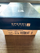 Sperry Top-Sider Bluefish Jr Boat Shoe Brown/Green/White US 5.5 New