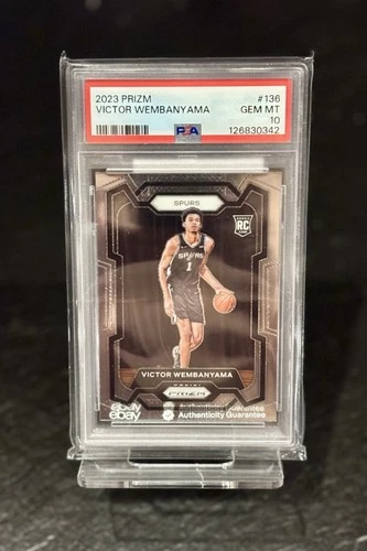 2023-24 Panini Prizm - Victor Wembanyama #136 (RC) PSA 10