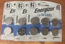 Lot Of 3 Energizer CR2032 Lithium Batteries - 6 Count