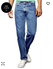 Levi's Men's 505 Regular Fit Denim Jeans CG2 Medium Stonewash Size 33 X 32 NWT