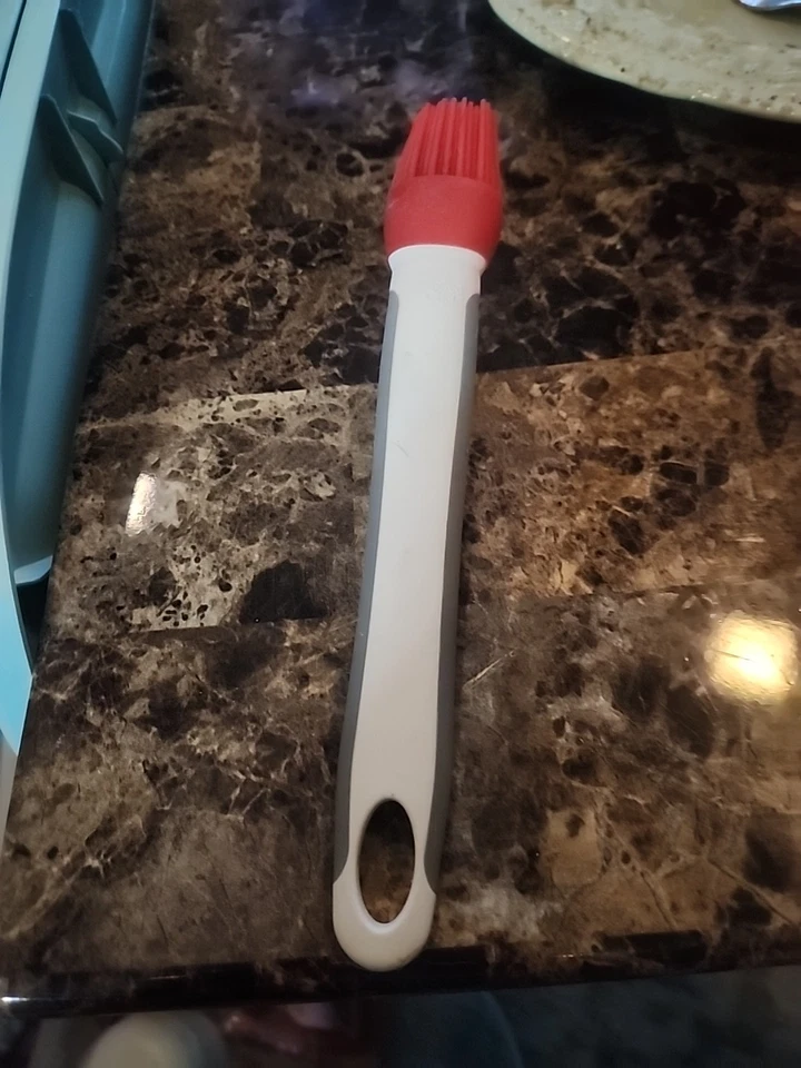 Cepillo basting de silicona para chef mimado 1755 parrilla barbacoa salsa tazón gancho de descanso Foto 3 de 4