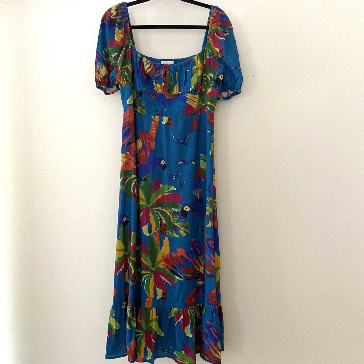 plus size beach dress Final Sale Plus Size Maxi Dress in Blue and White Print – Chic And Curvy