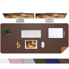 Cork Desk Mat 47x23.6 Inch DualSided Natural Cork PU Leather NonSlip