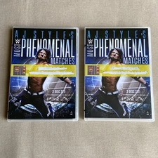 AJ Styles: Most Phenomenal Matches (DVD DISCS 1 & 2 2018) Wrestling Roman Reigns