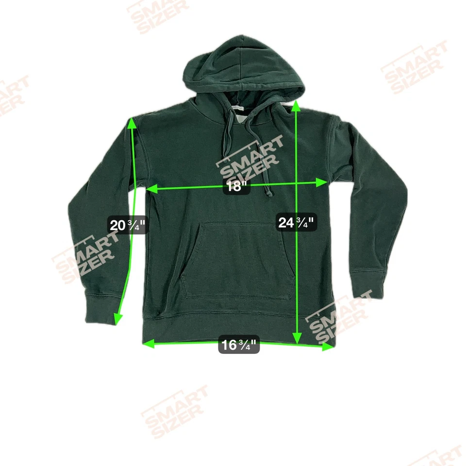 American Eagle Outfitters Jegging Fit Hoodie Womens XS Green Fleece Lined Cotton - Image 4 of 4