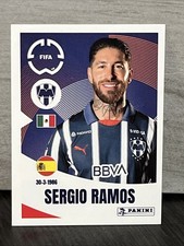 Sergio Ramos 2025 Panini FIFA Club World Cup Stickers #304 Spain, Mexico
