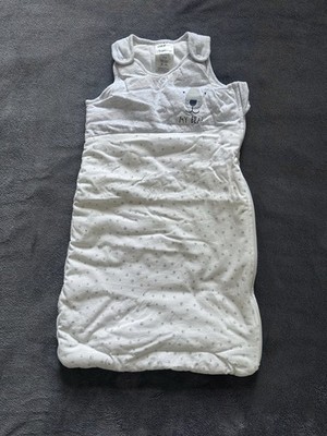 Baby Schlafsack Herbst, Winter Warm / Länge: 70cm / Gr. 68 / Impidimpi / Weiß 