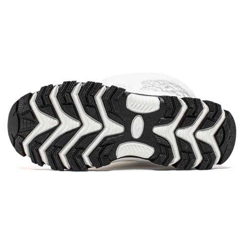  Girls Winter Snow Boots 4 Big Kid Off-white thumbnail 7