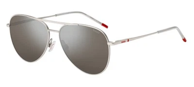 Sonnenbrille HUGO 1318/S CTL (T4) MATTE PALLADIUM/SILBER SPIEGEL CAL.59 - Bild 1 von 4
