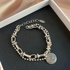 Solid 925 Sterling Silver Bracelet for Women ...