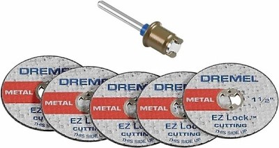 Dremel EZ406-02, EZ - Lock Starter Kit, 1 1/2-Inch (38.1 mm) Wheel Diameter,...
