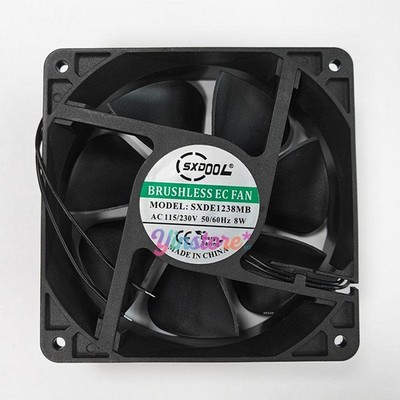 1 pc. New SXDE1238MB Brushless EC Axial Fan 12038 AC115/230V 8W 12CM 2Pin