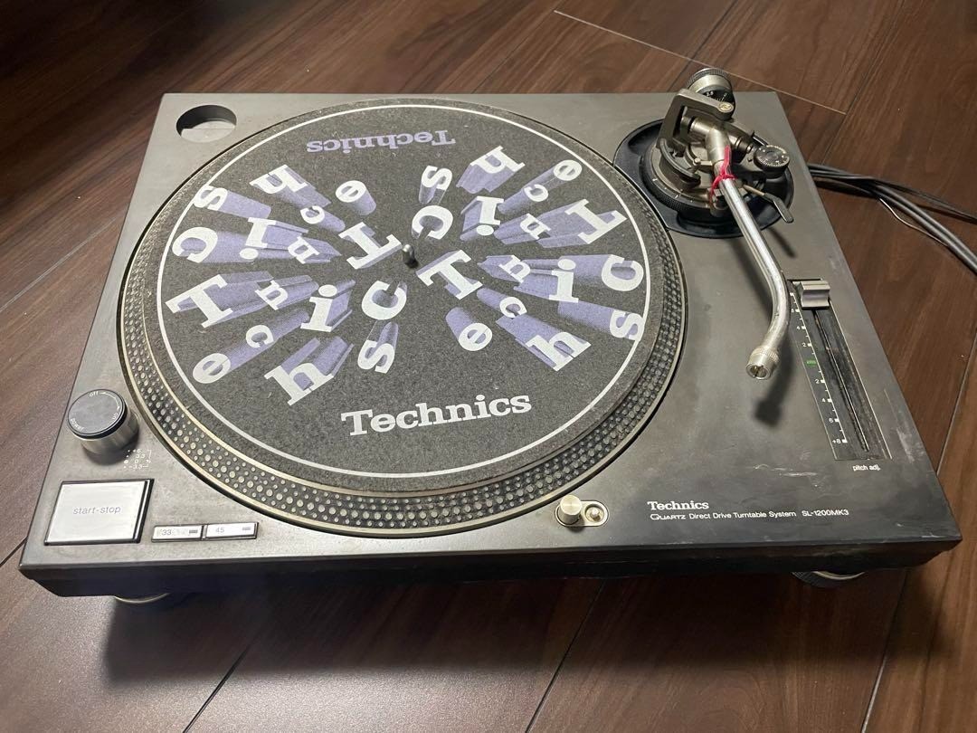 DJ機材 Technics SL-1200MK3 JUNK JUNK Technics SL1200MK3 Turntable Direct Drive Tested No Sound