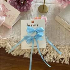 Elegant Simple Ribbon Bow Baby Hair Clips Fashion Versatile Girls Students Hairp
