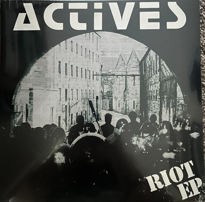 Actives Riot / Wait & See EP Vinyl 12'' LP Rare Color UK Scottish Punk KBD Sealed