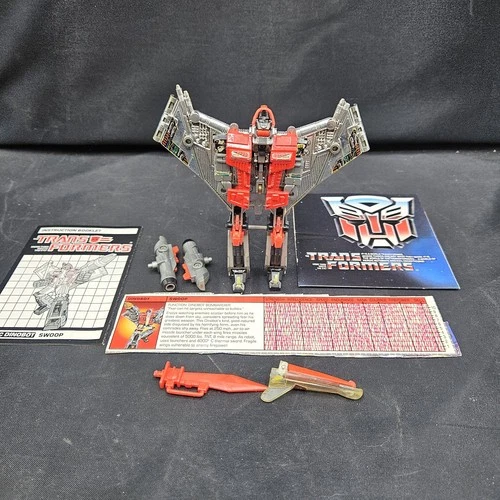 Vintage 1985 Transformers G1 Dinobot Swoop Figure DAMAGED