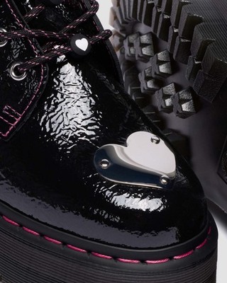 Dr. Martens Jadon Distressed Patent Leather Platform Limited