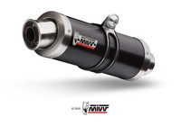 Mivv Komplett-Auspuff Hoch Edelstahl Schwarz Gp FüR Zontes Zt 125 Gk 2021-2024