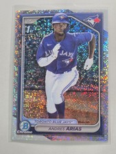 2024 Bowman Chrome 1st Speckle Refractor /299 Andres Arias BCP-236
