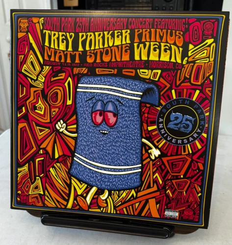 South Park 25th Anniversary Concert 3LP Blue - Rush WEEN Primus