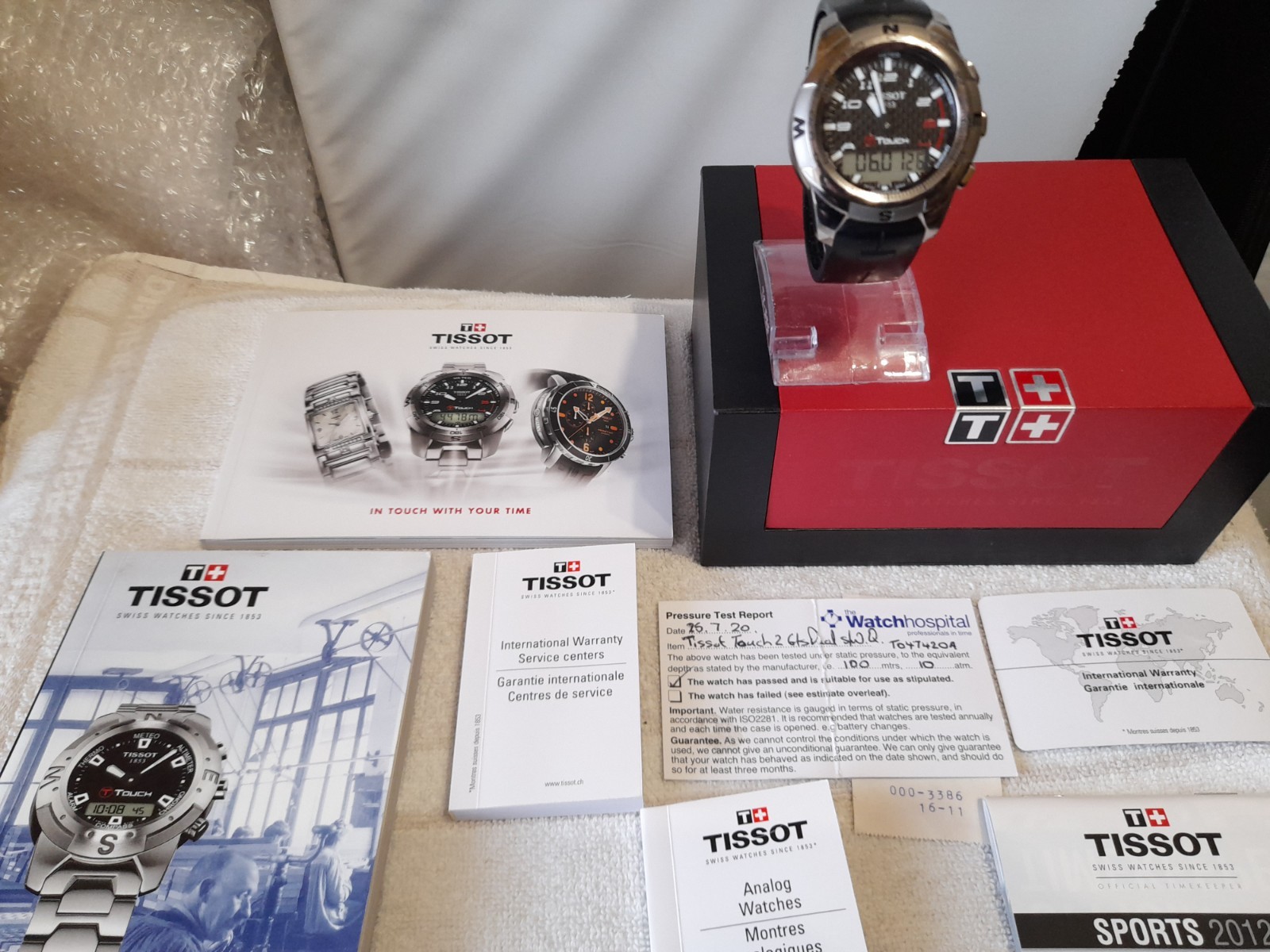 TISSOT T TOUCH 2 TITANIUM MULTI FUNCTION SMART WA… - image 2