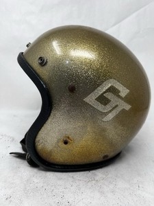 BUCO GT （SMALL BUCO） 1970s BUCO Blue Line GT Safety Helmet Motorcycle Vintage Unused