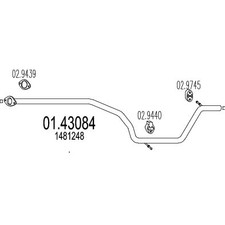 FORD MONDEO Estate EXHAUST PIPE 2007-2015