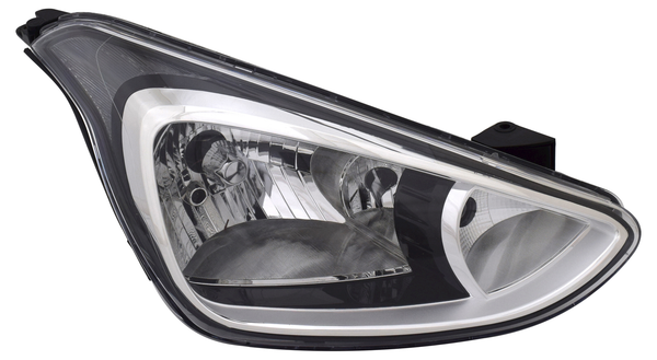 Scheinwerfer Rechts FüR Hyundai I10 IA 2013- H4 H7 Kurvenlicht Stellmotor LWR-image