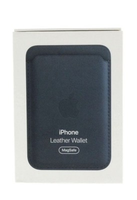 Apple Leather Wallet with MagSafe for iPhone -MHLQ3ZM/A | Color: Baltic Blue