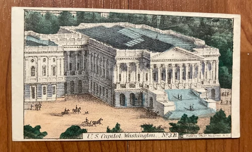 illustrated Civil War envelope, U.S. Capitol, Washington
