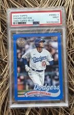 2024 Topps Series 2 - 1989 Topps Shohei Ohtani #89B2-1 Blue PSA 9 Pop 9