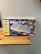 Micro Rave Ergonomic Split Keyboard KB700i Windows 95/98/NT/ME/2000 New FREE SH