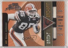 2000 Playoff Absolute Leather & Ball and Laces 11/20 Kevin Johnson #KJ85 0rx8