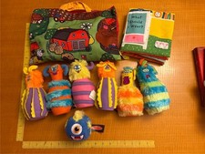 Melissa Doug Monster Bowling Farm Friends Activity Play Mat Plush Stuffed Toys