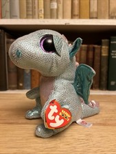 Ty Beanie Boos Holly The Dragon 6" Claires Exc NWT Glitter Eyes