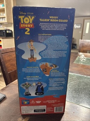 Toy Story 2 animated Sheriff Woody Talking Room Guard Mattel 1999