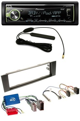 Pioneer MP3 USB CD DAB AUX Autoradio für Audi A3 8P 03-06 Aktivsystem Mini-ISO