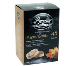 Bradley Bradley Flavor Bisquettes Maple 48Pk