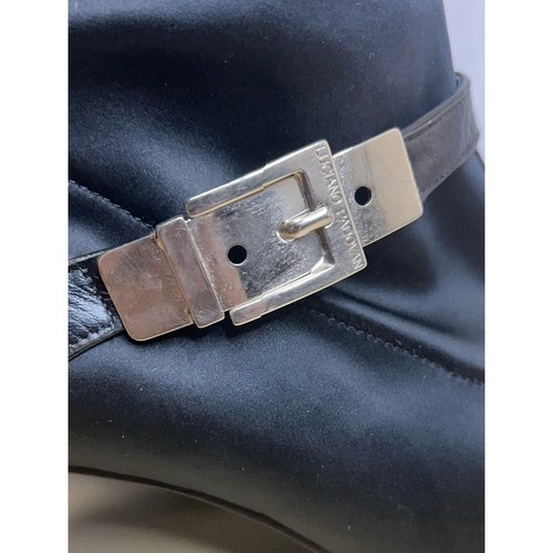 LUCIANO PADOVAN Womens Leather Pointed Stiletto Ankle Boots Made In Italy Sz 40 - Picture 9 of 14