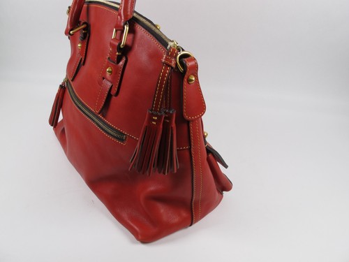 Dooney & Bourke Clayton Hobo Satchel Bag Red (13) - Picture 3 of 8