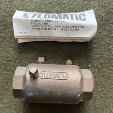Flowmatic Brass Check Valve 1” Pipe USA 🇺🇸 NOS