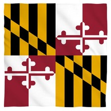 Bandana - The State Of Maryland Flag 22x22"  mask 