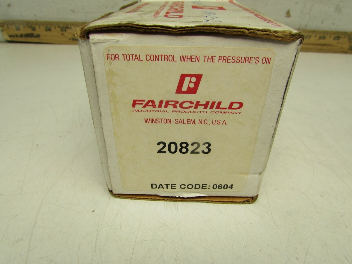 Fairchild 20823 Booster Volume Pneumatico Di Precisione - Nuovo In Scatola, Made In USA