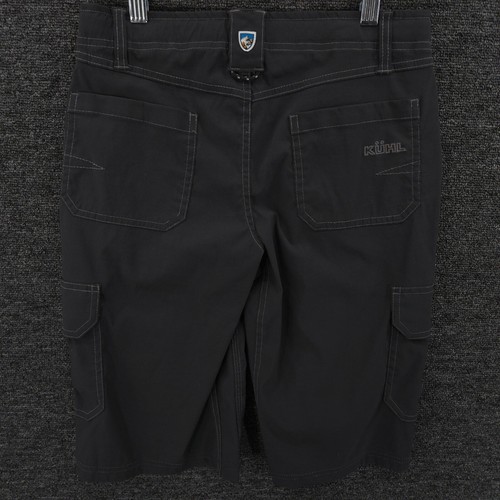 Kuhl Shorts Boys L 14-16 Black Cargo Adjustable Waist Outdoor Hiking Performance - Picture 3 of 11