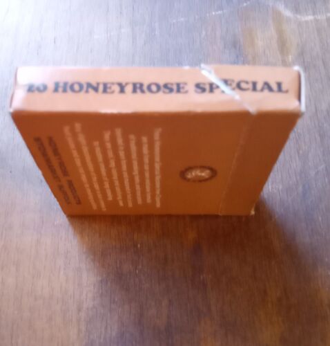 Vintage Empty Box of 20 Honeyrose Special Herbal Cigarettes made By Honeyrose - Picture 5 of 5