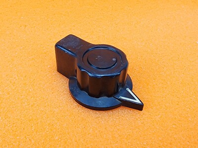 Vintage General Radio Type KNB-2 Control Knob Pointer 3/8'' Black Fairchild 670