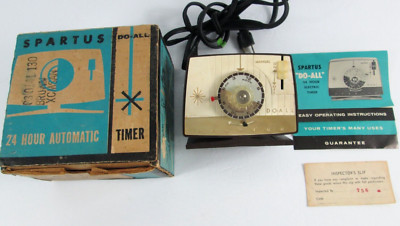 vintage 1967 Spartus Do All 24 Hour Home Automatic Timer