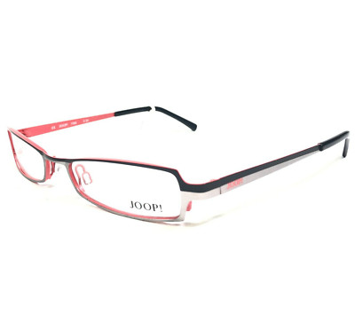 Joop! Eyeglasses Frames Mod.83062-521 Black Pink Silver Rectangular 50-17-135