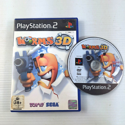 Worms 3D - PS2 - PLAYSTATION 2 - NO MANUAL  - PAL